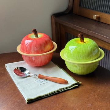 Handmade Apple Ceramic Bowl