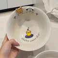 Happy Birthday Ceramic Tableware