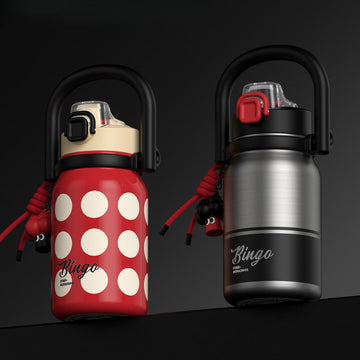 Bingo Insulated Water Bottle – 1L Retro Stainless Steel Tumbler