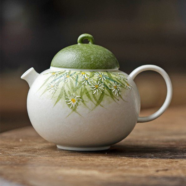Hand-Painted Daisy Ceramic Tea & Coffee Collection - StillMug