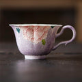 Hand-Painted Purple Peony Ceramic Tea & Coffee Collection - StillMug