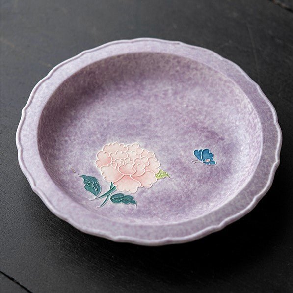 Hand-Painted Purple Peony Ceramic Tea & Coffee Collection - StillMug
