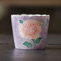 Hand-Painted Purple Peony Ceramic Tea & Coffee Collection - StillMug